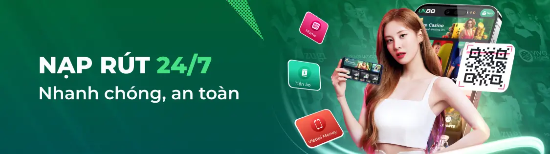 Các bước nạp tiền và đổi điểm cá cược tại Công ty 12Play Gaming - 12Play